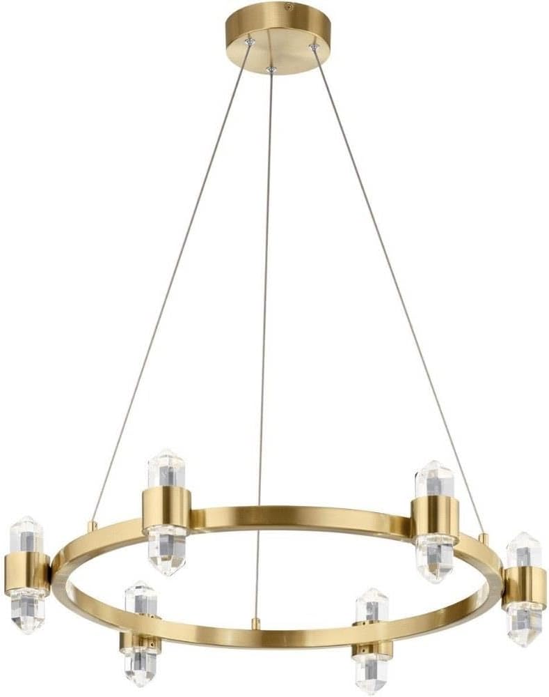 Elan 84066CG Arabella Chandelier 12-Light LED 420 Total Watts Champagne Gold - *Lighting & Electrical