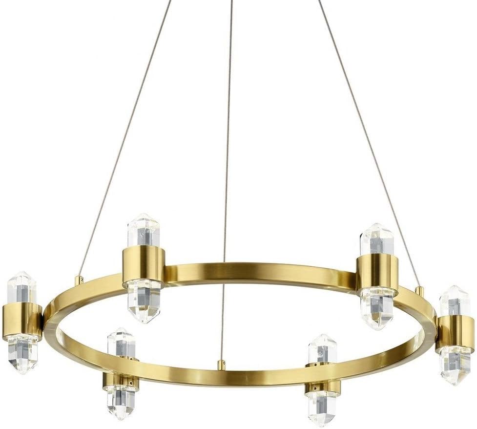 Elan 84066CG Arabella Chandelier 12-Light LED 420 Total Watts Champagne Gold - *Lighting & Electrical