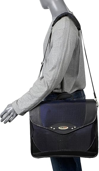Mobile Edge Laptop Briefcase Bag Compatible with 15.6 Inch PC and Compatible with MacBook 17 Inch, for Men, Women, Business, Work, Navy