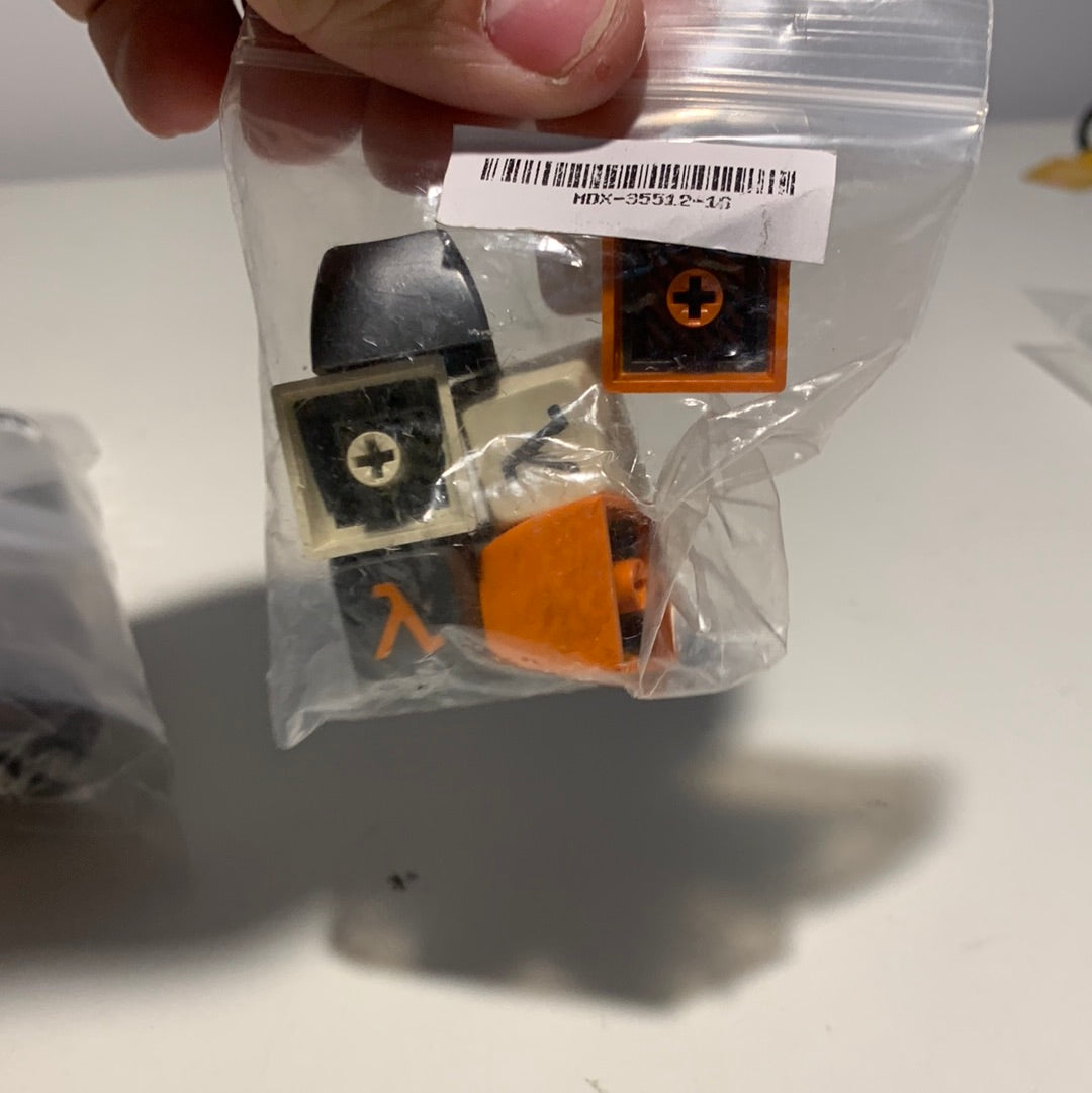 Drop MDX-35512 Custom Keycap set Orange/Grey with mods and Space bars