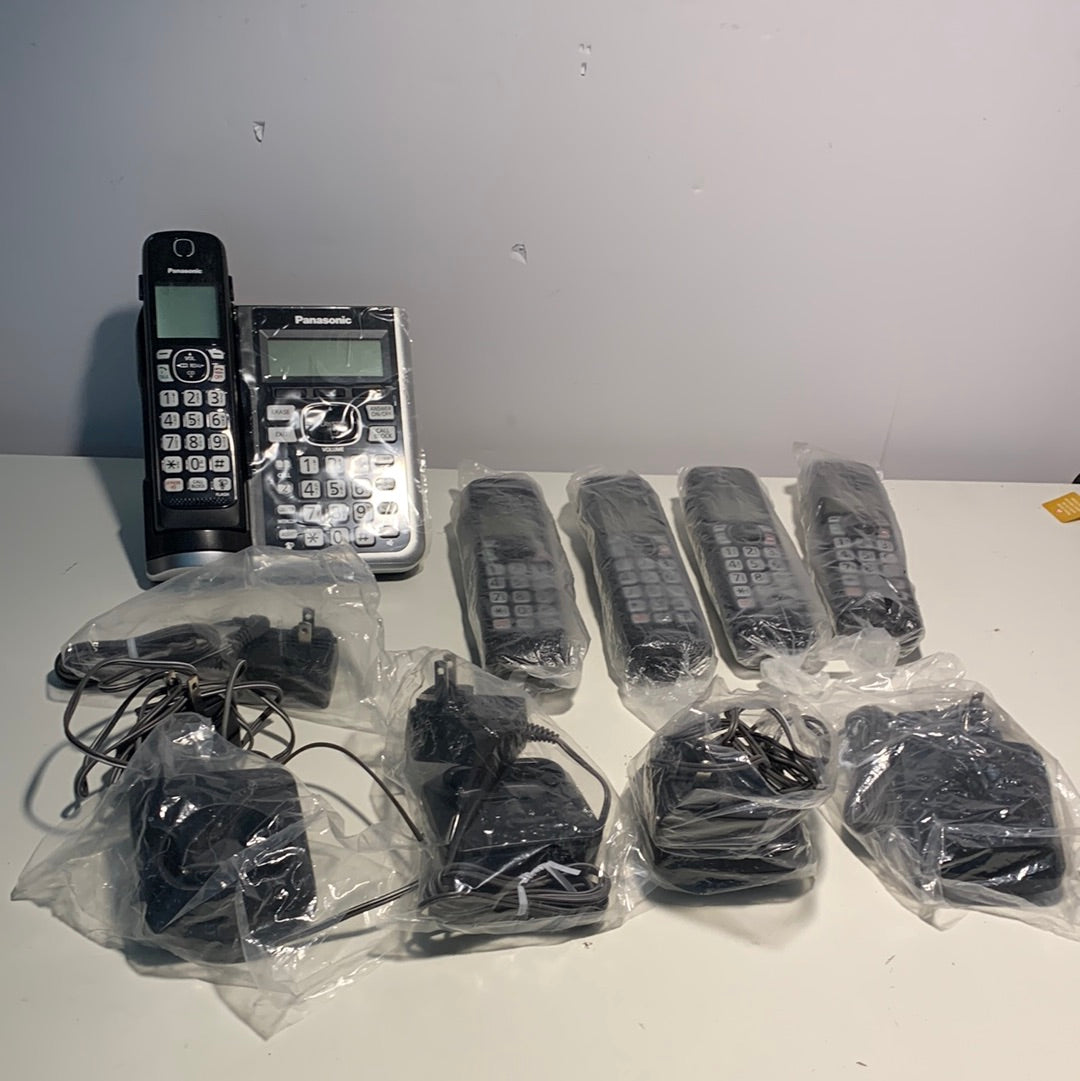 Panasonic Link2Cell Bluetooth Cordless Phone System with Voice Assistant