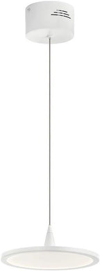 Elan 83962WH Jeno Pendant 1-Light LED 16.8 Watts White - *Lighting & Electrical