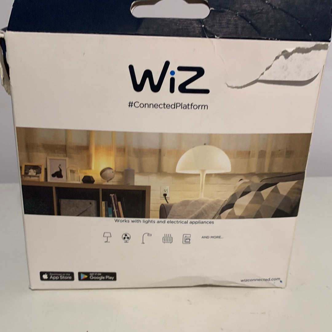 Enchufe inteligente WiZ Wi-Fi, paquete de 2, blanco