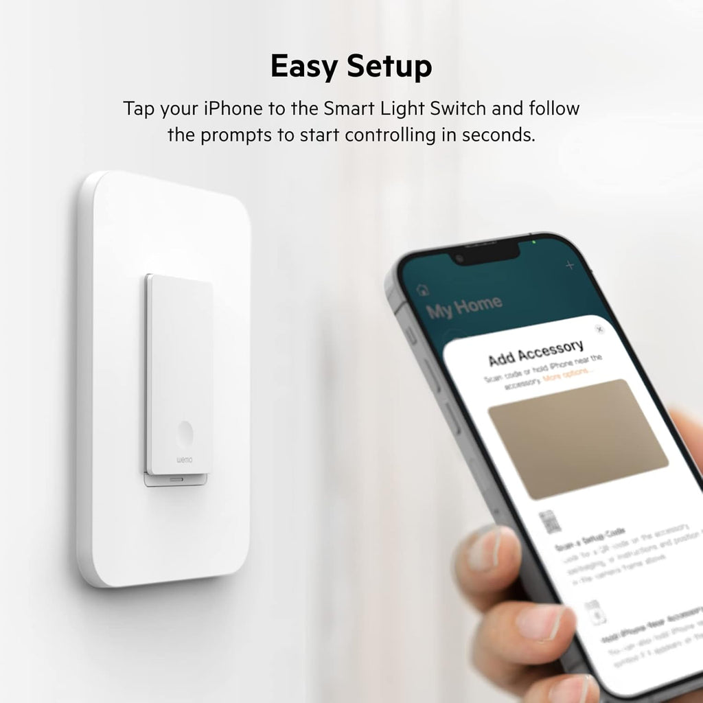 Wemo Smart Light Switch with Thread WLS0503 - Requires Neutral Wire