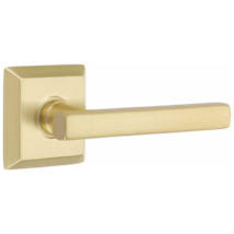Scratch Emtek Freestone Non-Turning Two-Sided Dummy Door Lever Set with Quincy Rose from the Urban Modern Collection