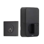 Emtek Square Single Cylinder Keyed Entry Deadbolt with Empowered 2 Upgrade Model: EMP28469US19