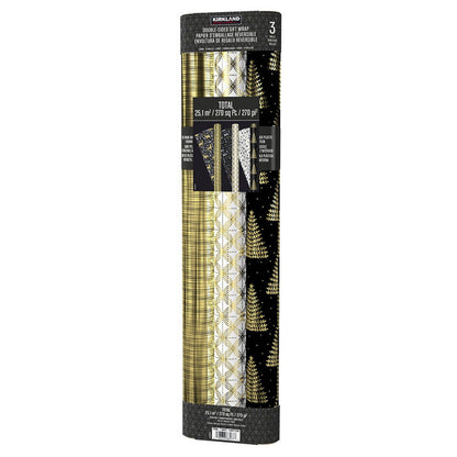 Kirkland Signature Double Sided Wrapping Paper 3-pack - *Christmas & Seasonal