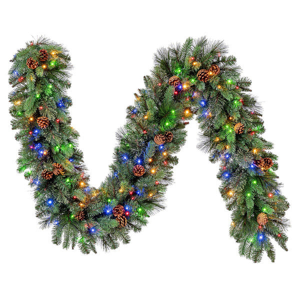 Kirkland 9’ Pre-lit LED With Twinkle Artificial Greenery Garland - *Christmas & Seasonal