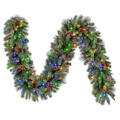Kirkland 9’ Pre-lit LED With Twinkle Artificial Greenery Garland - *Christmas & Seasonal