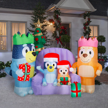 Kirkland 6.6’ Bluey Family Christmas Inflatable - *Christmas & Seasonal