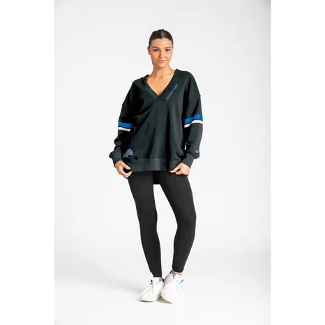 NFL Detroit Lions Women's Dark Champion V-Neck Tunic, S