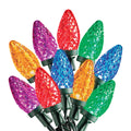 Sylvania Stay-lit C9 Multi LED Faceted Lights 2 Strings 50 Lights Per String - *Christmas & Seasonal