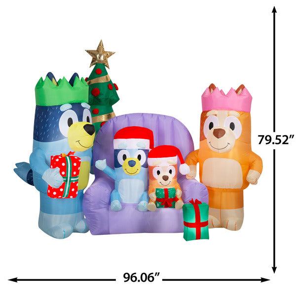 Kirkland 6.6’ Bluey Family Christmas Inflatable - *Christmas & Seasonal