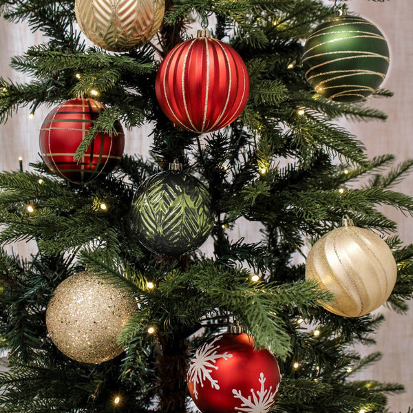 Kirkland Shatter Resistant Ornaments 18-count Assorted Colors - *Christmas & Seasonal