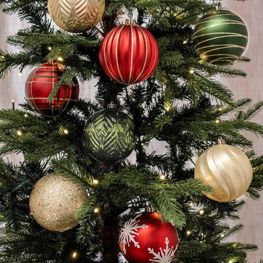 Kirkland Shatter Resistant Ornaments 18-count Assorted Colors - *Christmas & Seasonal