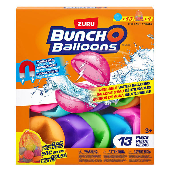Zuru Bunch O Balloons Reusable Water Balloons, 13-piece