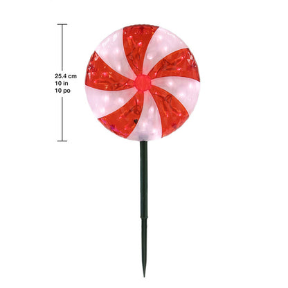 Kirkland Peppermint LED Lawn Stakes Set of 6 - *Christmas & Seasonal