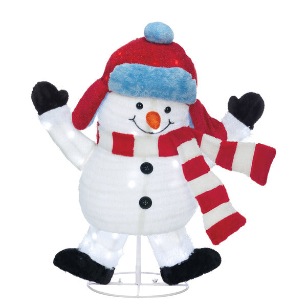 Kirkland Pop Up Snowman Family with LED Lights Set of 3 - *Christmas & Seasonal