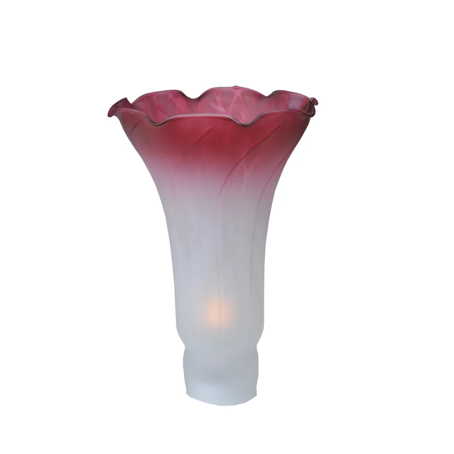 Meyda Tiffany 4’’ x 6’’ Pink / White Pond Lily Shade Model: 10159 - *Lighting & Electrical