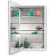 Jensen 15X25 Medicine Cabinet, Frameless Bevel Mirror, 3 Adj Shelves