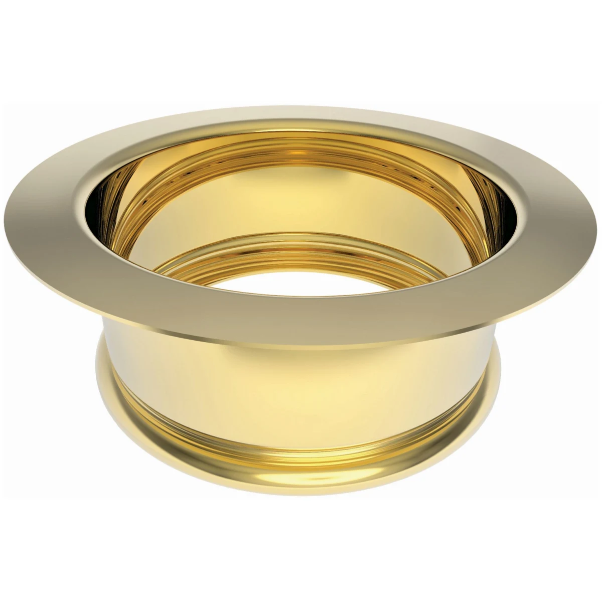 BRASSTECH Garbage Disposer Flange in Polished Brass Uncoated (Living)