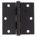 3 x Emtek Plain Bearing Square Corner Hinge Black - Pair 9101319 Us19 - *Tools Hardware & Misc