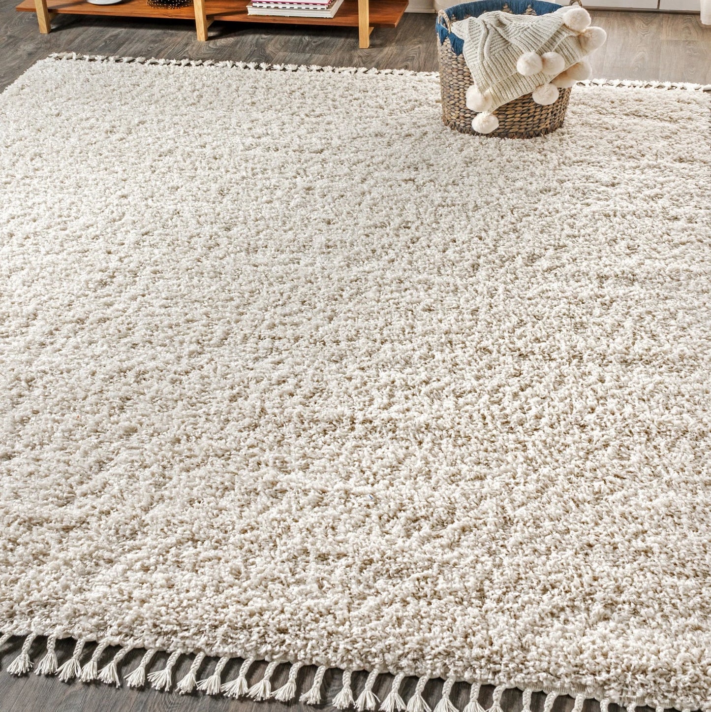 JONATHAN Y Lighting MCR100-8 Mercer Shag 7-3/4' x 10' Shag - Off White