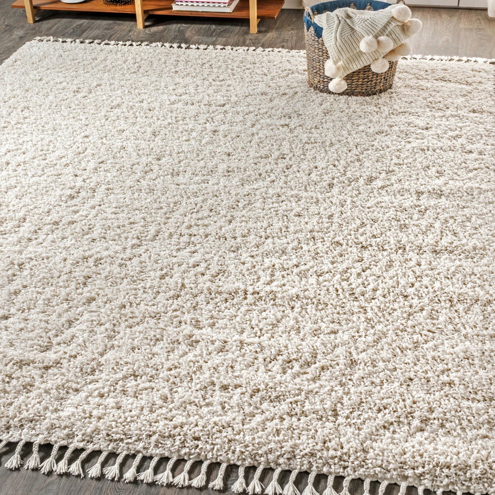 JONATHAN Y Lighting MCR100-8 Mercer Shag 7-3/4' x 10' Shag - Off White