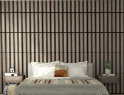 Artika Sonolok Wall Acoustic Panel Walnut Set 23.6" X 23.6" 4 Pack