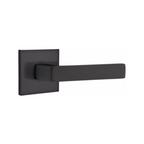 Emtek Dumont Passage Door Lever Set with Square Rose and Concealed Screws from the Brass Modern Collection Model: