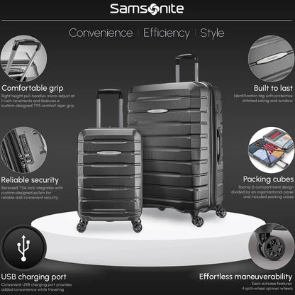 Used Samsonite Tech 2.0 2-piece Hardside Expandable Spinner Luggage Set