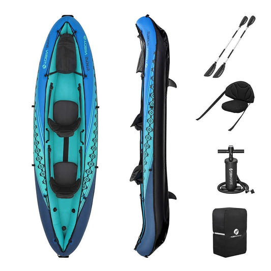 Tobin Sports Wavebreak Inflatable 2-person Kayak