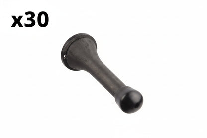 30 Sure-Loc 3-1/8 Inch Long Baseboard Mounted Spring Stop Door Stop