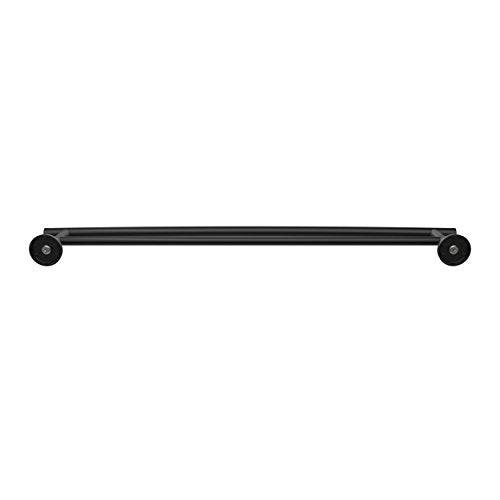 Amerock Corp BH26545MB Arrondi Double-Towel Bar 24 in (610 mm) Matte Black - *Tools Hardware & Misc