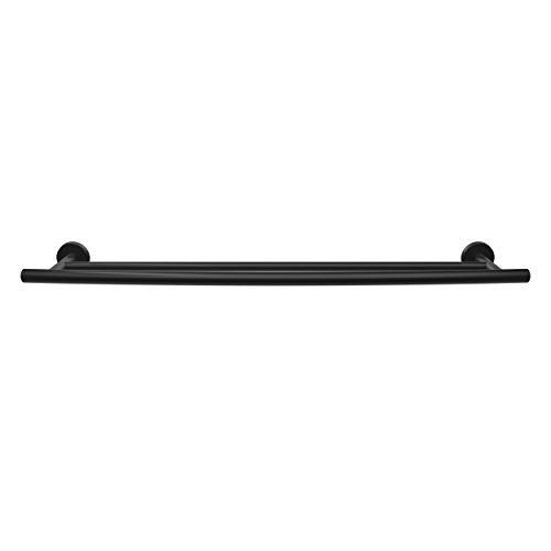 Amerock Corp BH26545MB Arrondi Double-Towel Bar 24 in (610 mm) Matte Black - *Tools Hardware & Misc