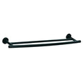 Amerock Corp BH26545MB Arrondi Double-Towel Bar 24 in (610 mm) Matte Black - *Tools Hardware & Misc