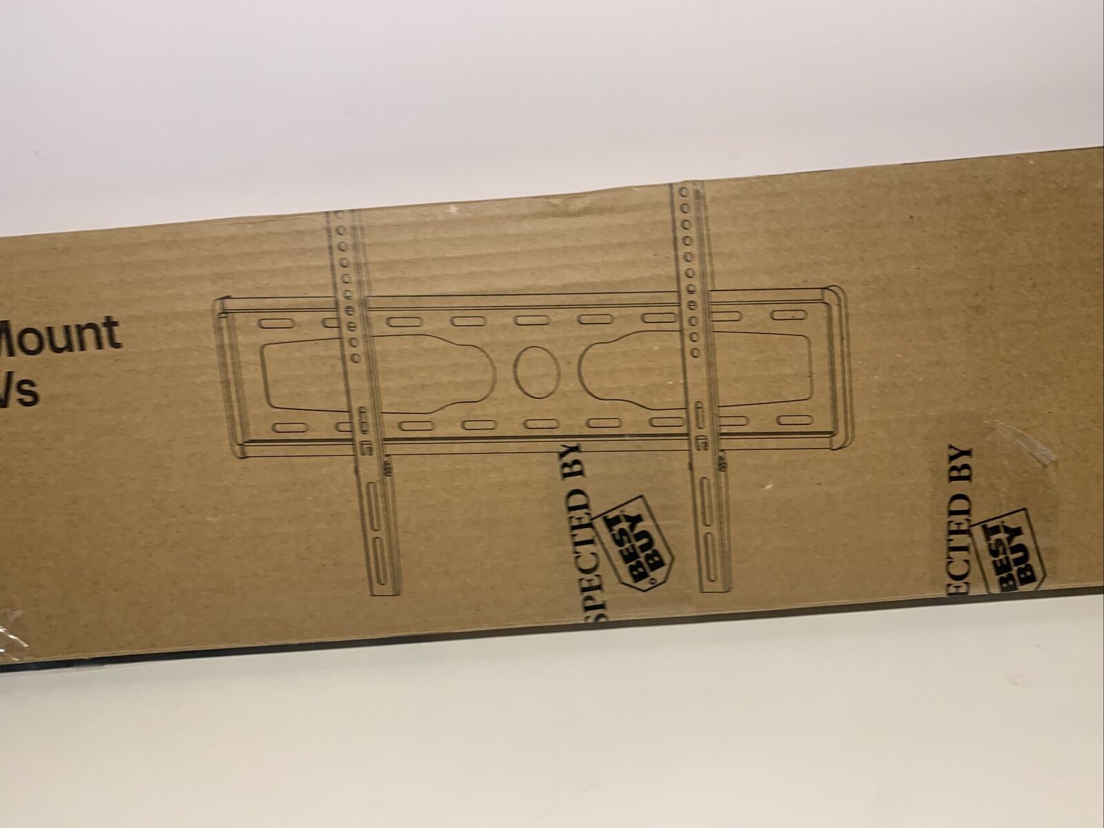 Best Buy Essentials™ - Fixed TV Wall Mount for Most 37–90’’ TVs - Black - *TV & Home Theater