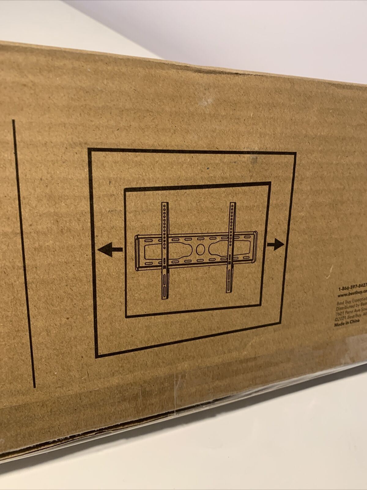 Best Buy Essentials™ - Fixed TV Wall Mount for Most 37–90" TVs - Black