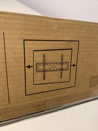 Best Buy Essentials™ - Fixed TV Wall Mount for Most 37–90" TVs - Black