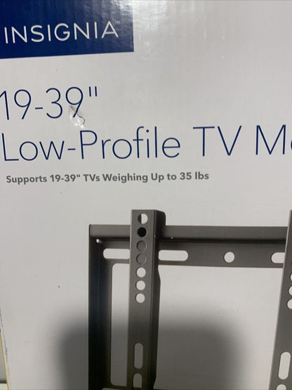 Insignia NS-HTVMFAB Fixed TV Wall Mount for Most 19" - 39" TVs