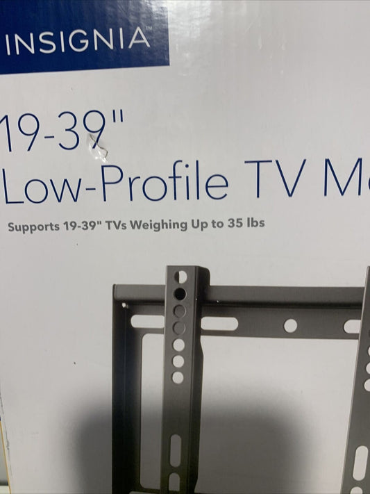 Insignia NS-HTVMFAB Soporte de pared fijo para TV para la mayoría de los televisores de 19" - 39"