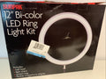 Sunpak - 12’’ Bicolor LED Ring Light Kit - Open Box - *Cameras Camcorders & Drones
