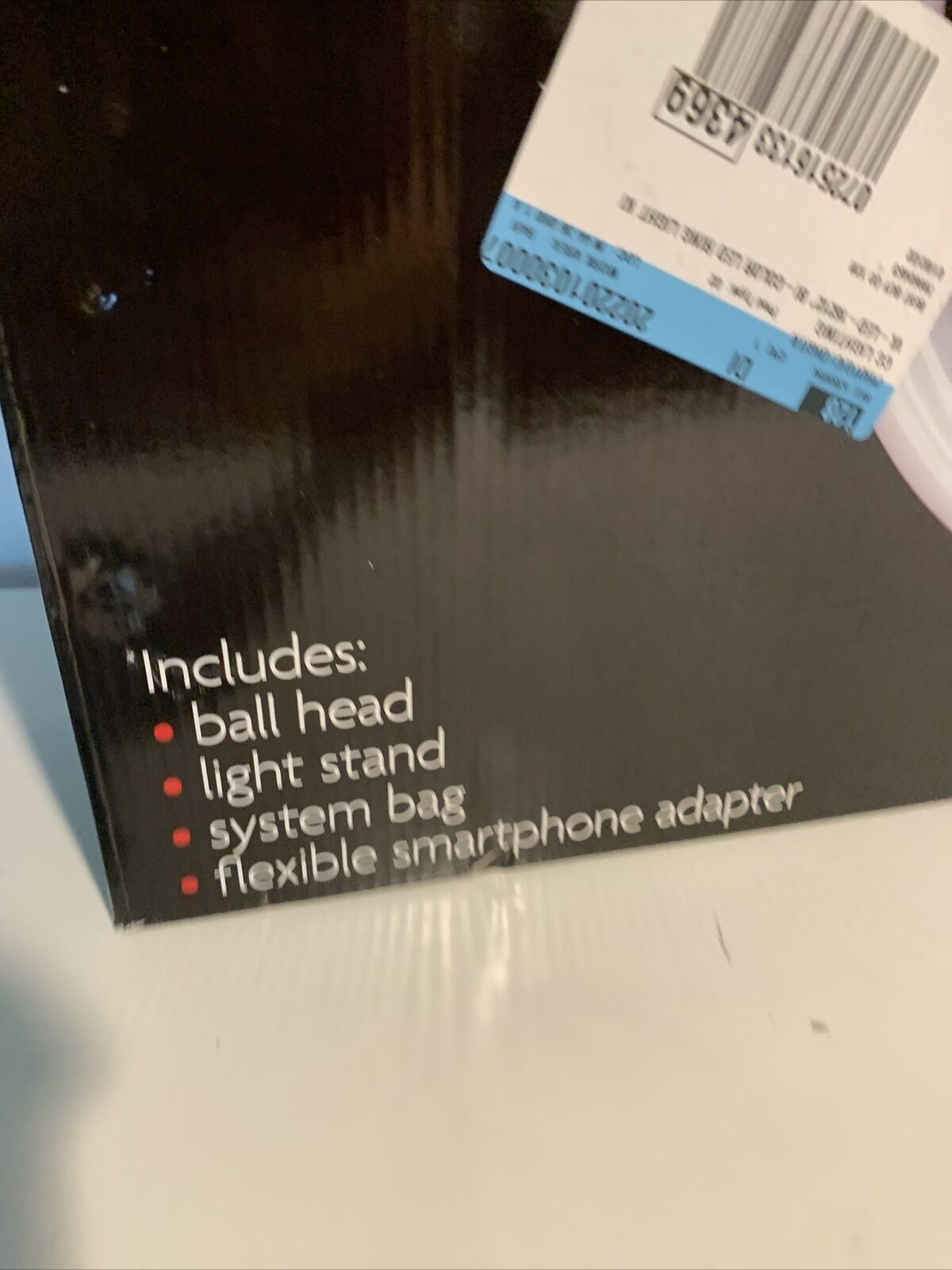 Sunpak - Kit de anillo de luz LED bicolor de 12" - Caja abierta