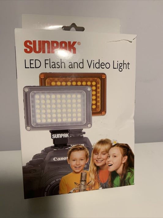 Tocad - Sunpak Flash and LED Video Light VLF-LED-112-OPEN BOX