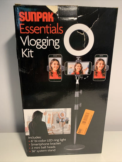 Sunpak - Essentials Vlogging Kit - Black