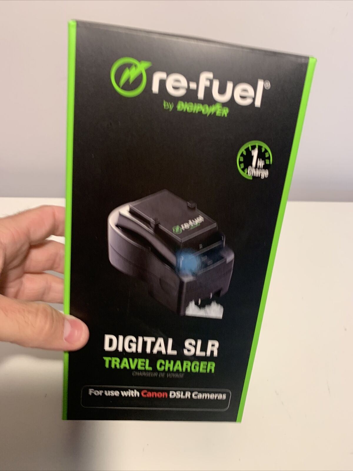 Cargador de viaje Re-Fuel Digital SLR para uso con cámaras Canon DSLR