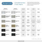 Amerock Corp BH26545MB Arrondi Double-Towel Bar 24 in (610 mm) Matte Black - *Tools Hardware & Misc