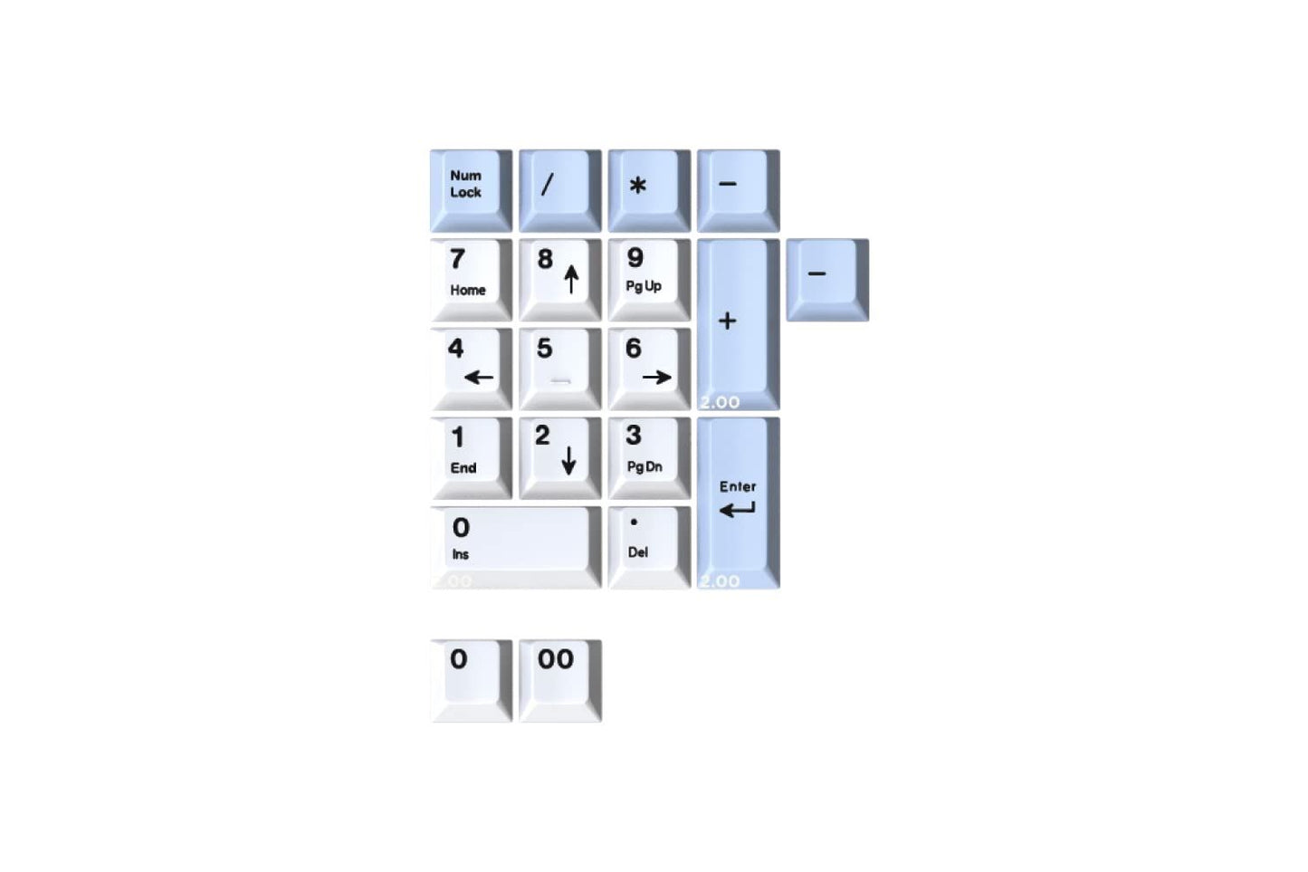 DROP MiTo DCP Pegaso Custom Keycap Set - Compatible with Cherry MX-Style switche