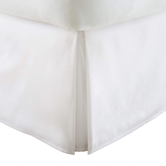 ienjoy Home Premium Pleated Dust Ruffle Bed Skirt, Full, White