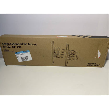 Best Buy essentials BE-MLET Extended Tilt TV Wall Mount for Most 32–70" TVs Branzoe Retail Outlet